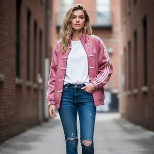 Adidas 2026 Chinese New Year Jacket Dusty Rose Unisex M